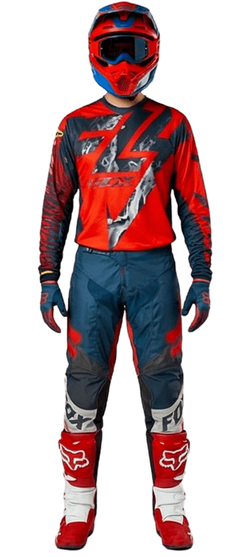 Стильная форма для фотосессий Фирменные джерси и штаны Fox для мотокросса